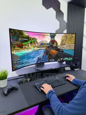 Samsung Curved Monitor: Curve Design Brings the Stadium Inside Room.