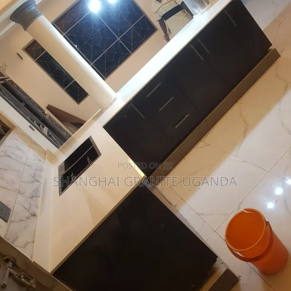 White Marble Countertop Finishing