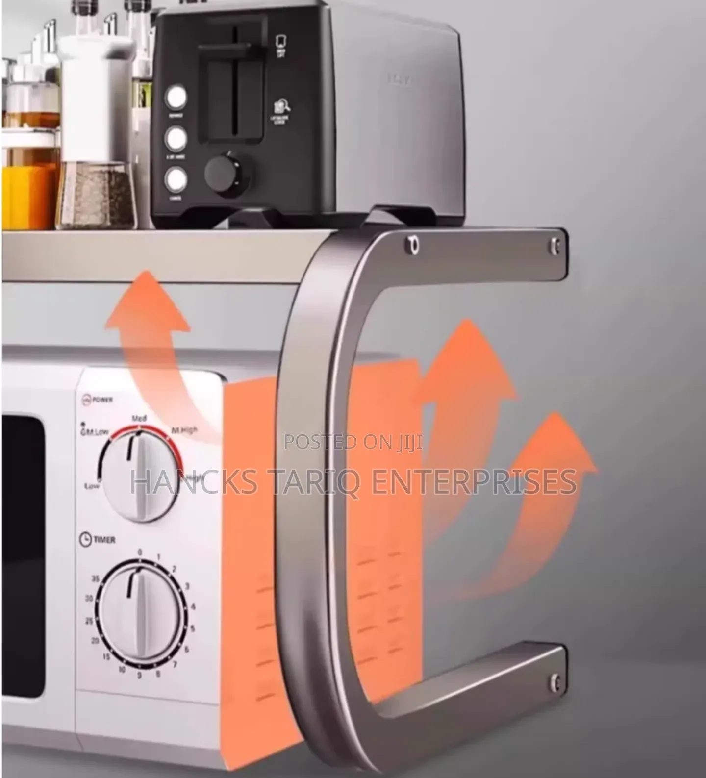 ​Microwave Oven Countertop Storage Rack