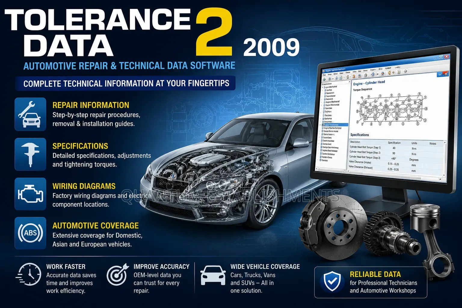 Tolerance Data 2 2009 | Automotive Repair and Technical Data Software