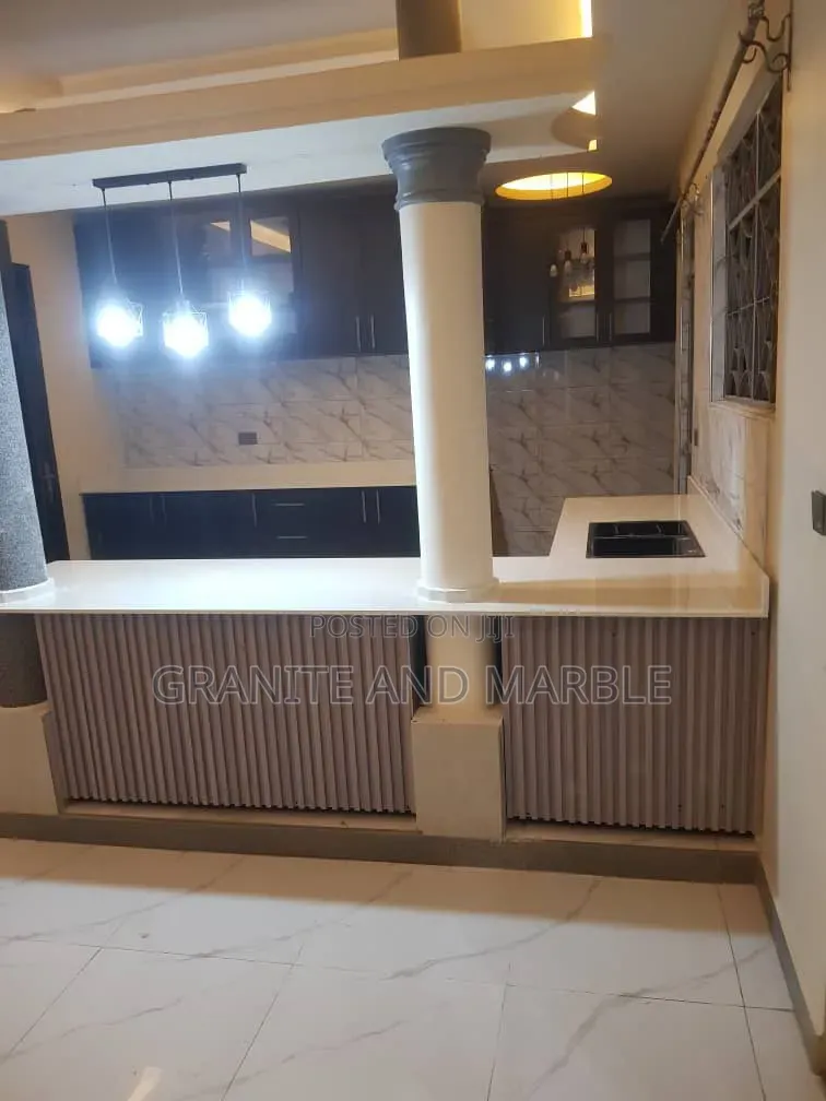 White Granite Kitchen Tops