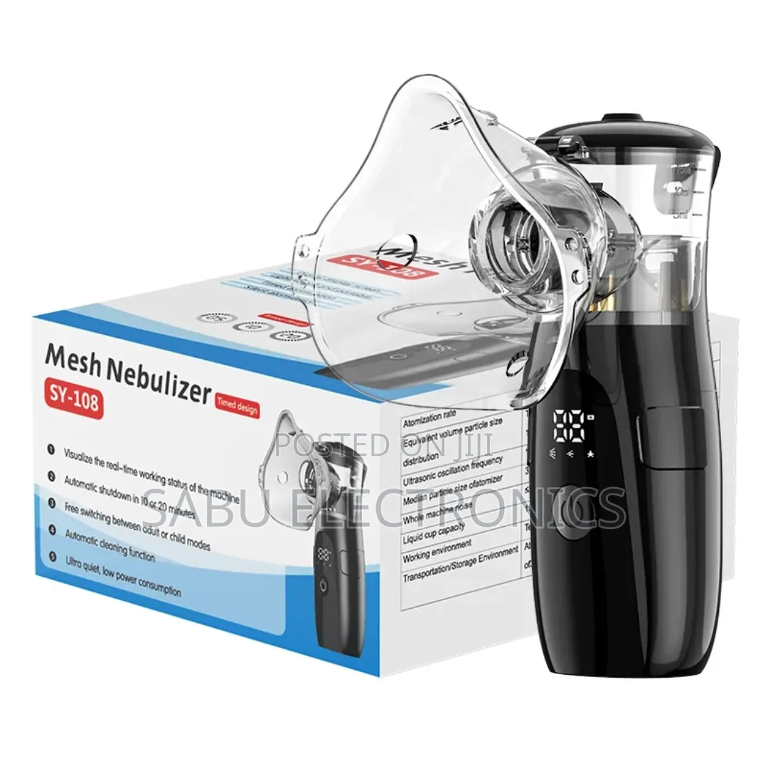 Portable Mesh Nebulizer Sy-108 – Quiet Effective Respiratory Relief