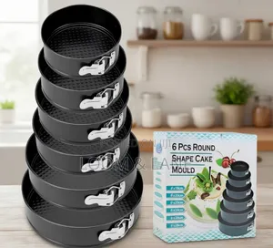 6-Piece Non-Stick Springform Cake Pan Set
