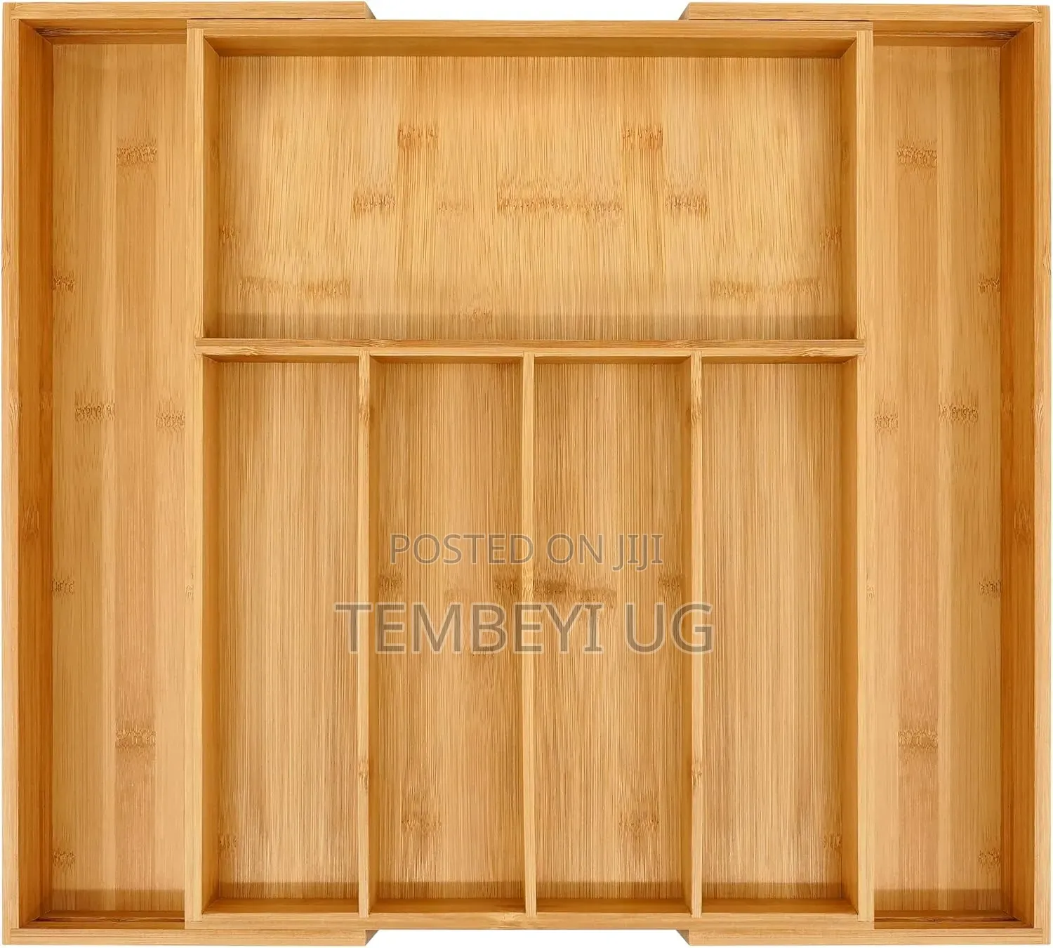 Bamboo Wooden Cutlery Organizer. Drawer Organizer