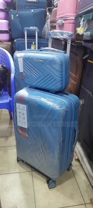 Prosperity Rubber Suitcase and Beauty Bag