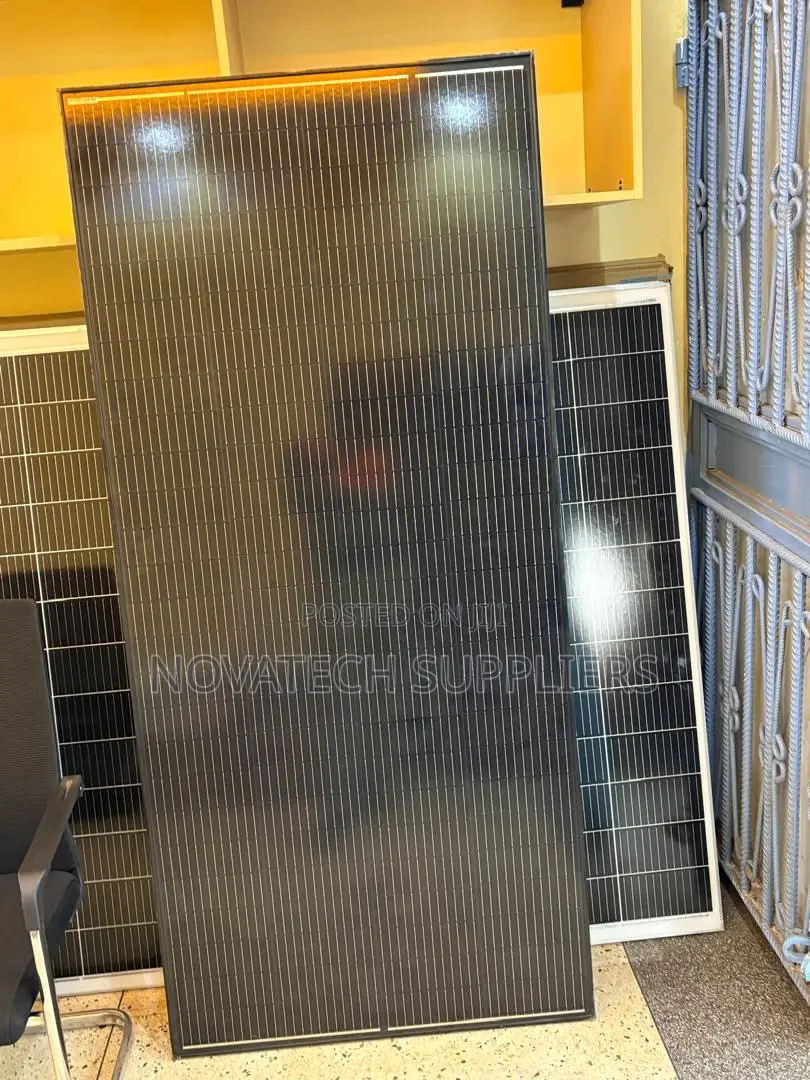 Premium 350w 12v Solar Panel Strong Full Black Design - Big Panel
