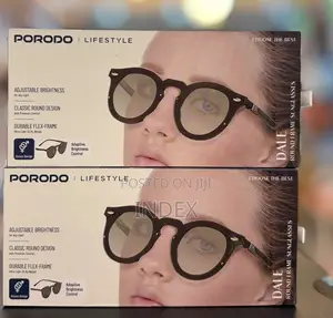 Porodo Dale Retro Round Frame Sun Glasses