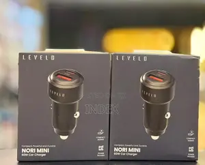 Levelo Nori Mini 60w Car Charger 1 Type-C 1 Usb-a Port