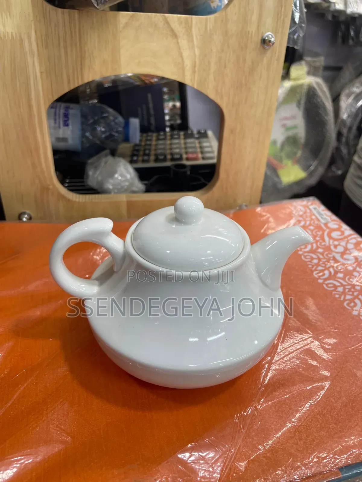 White Porcelain Teapot
