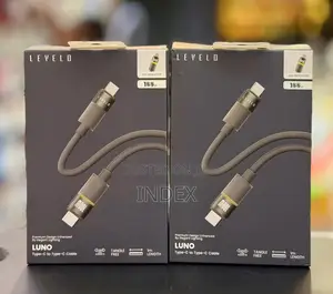 Levelo Luno 100w Silicone Led Cable Type-C to Type-C 1m