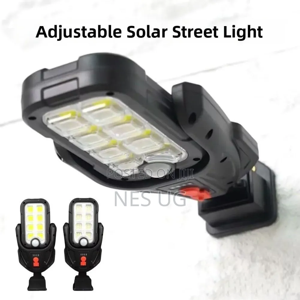 Outdoor Solar Wall Light With Motion Sensor, Ip65 Waterproof - Black