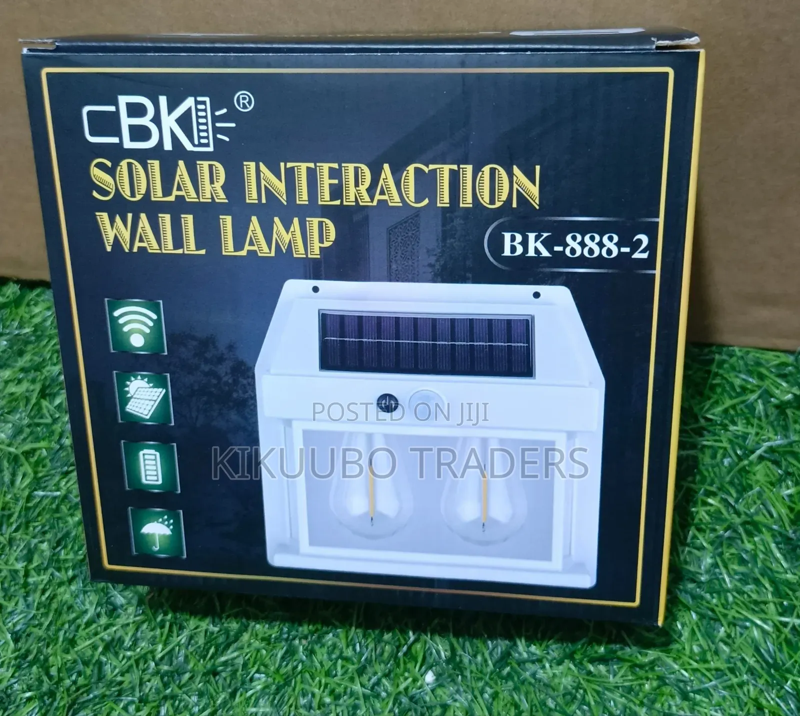 Solar-Powered Interaction Wall Lamp
