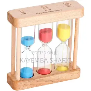 Creative 3-in-1 Wooden Hourglass Sand Timer Home Decoration