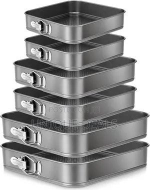 6pcs Nonstick Cake Baking Pans