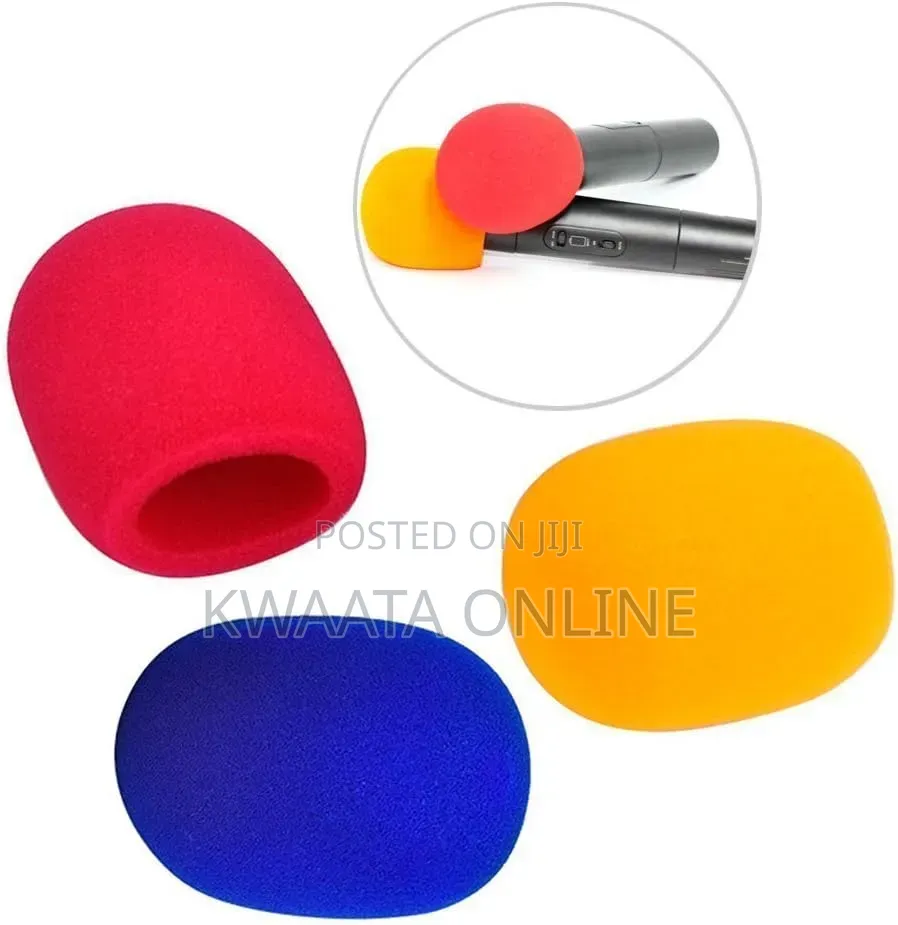 5pcs Colorful Handheld Microphone Windscreen Foam Covers