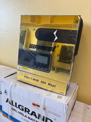 Compact 1kw MPPT Hybrid Inverter Backup System, Has Inbuilt Controller