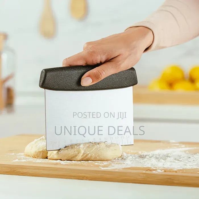 Stainless Steel Bench Scraper and Dough Cutter