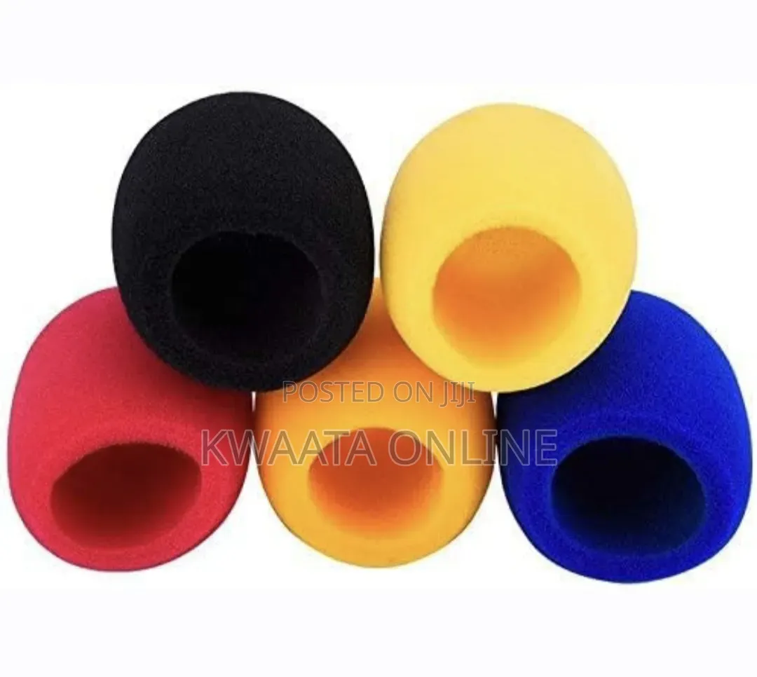 5pcs Colorful Handheld Microphone Windscreen Foam Covers