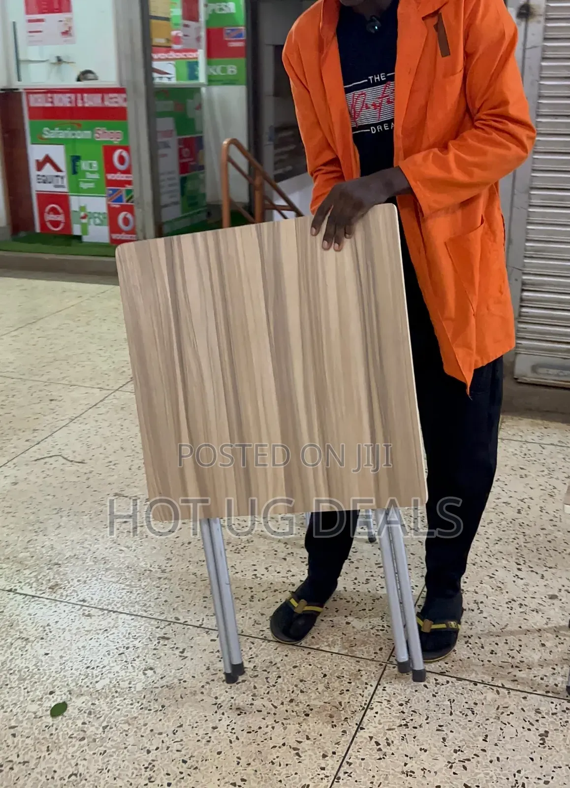 Foldable Table 60cm - Brown