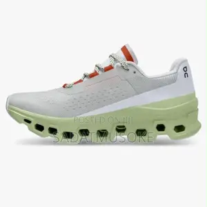 On Running Cloudmonster Glacier Grey Meadow Green Womens