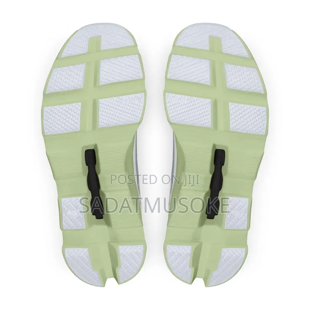 On Running Cloudmonster Glacier Grey Meadow Green Womens