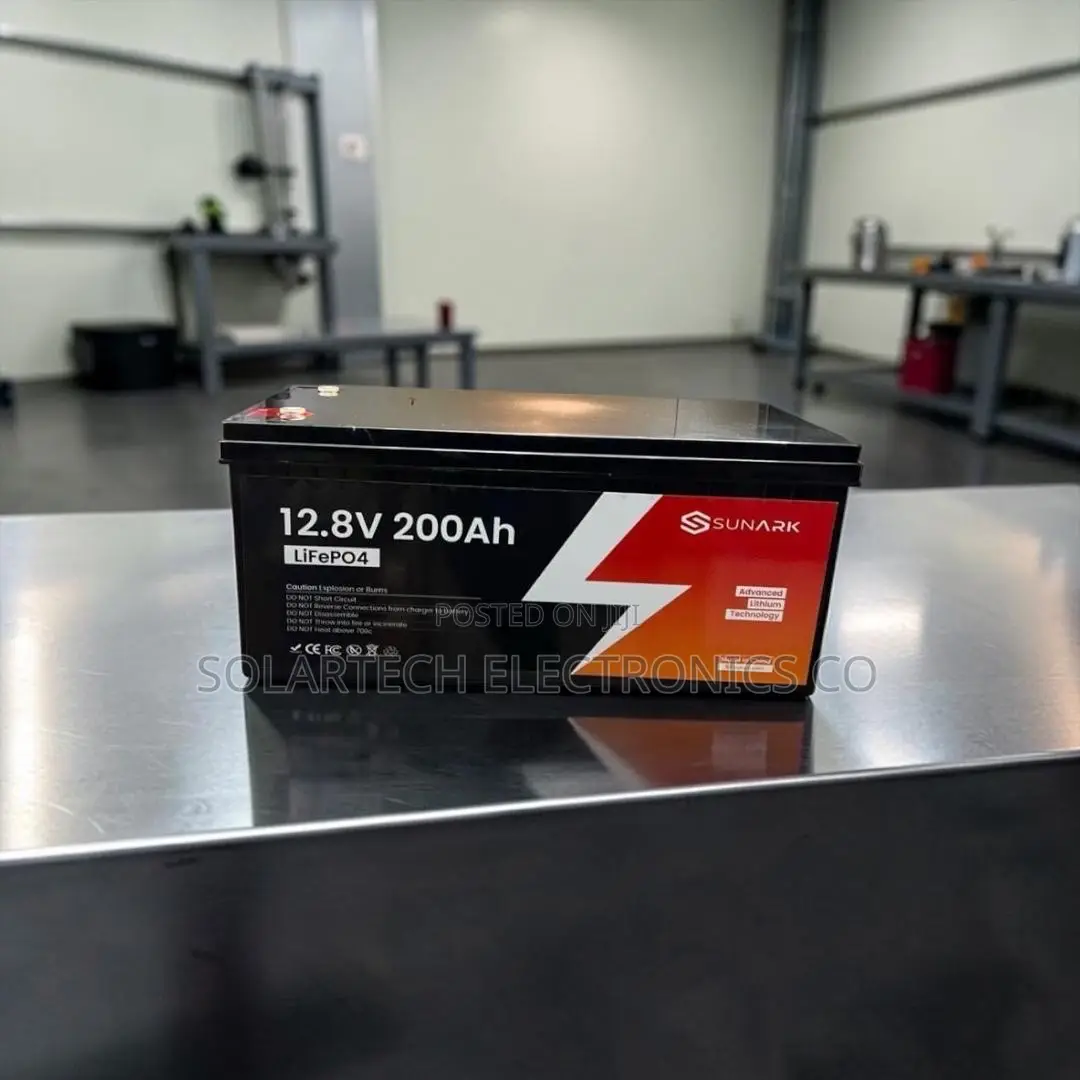 Sunark 12.8v 200ah Lithium Solar Battery 2.56kwh