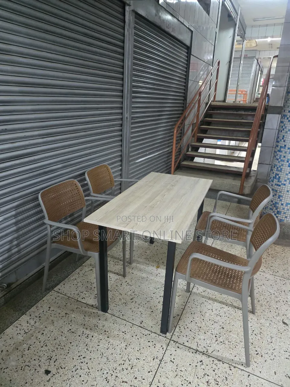Wooden Dining Foldable Table and Chairs