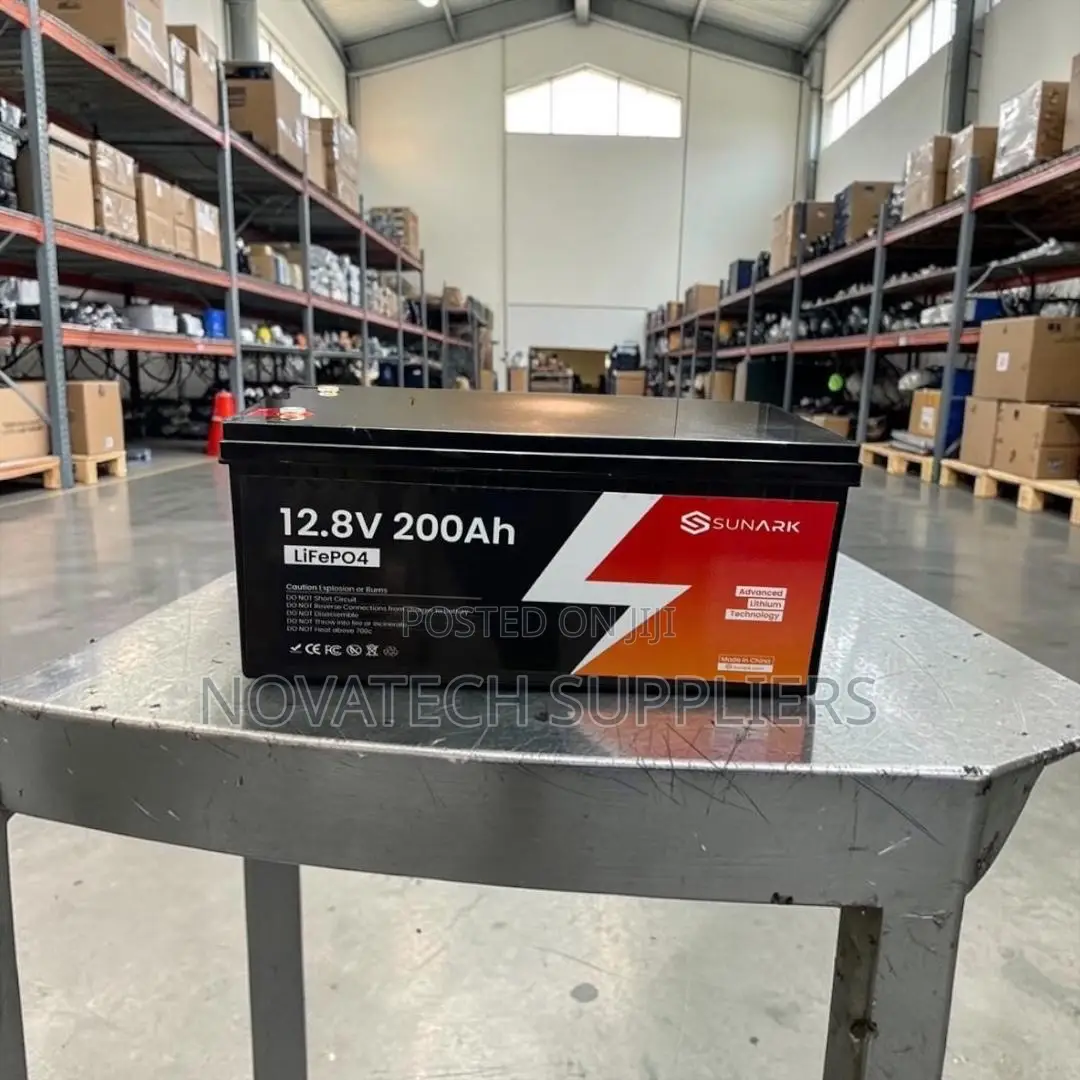 Sunark 12.8v 200ah Lithium Solar Battery 2.56kwh
