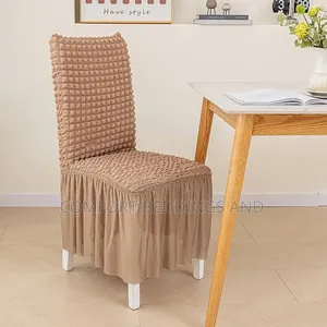 Dining Chair Covers Khaki 6 Seaters
