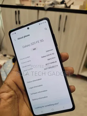 New Samsung Galaxy S20 FE 5G 256 GB Blue