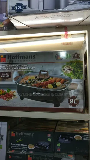 Hoffmans 9l Multifunctional Electric Baking Tray For Stew Frying Roast
