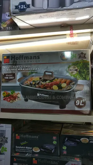 Hoffmans 9l Multifunctional Electric Baking Tray For Stew Frying Roast