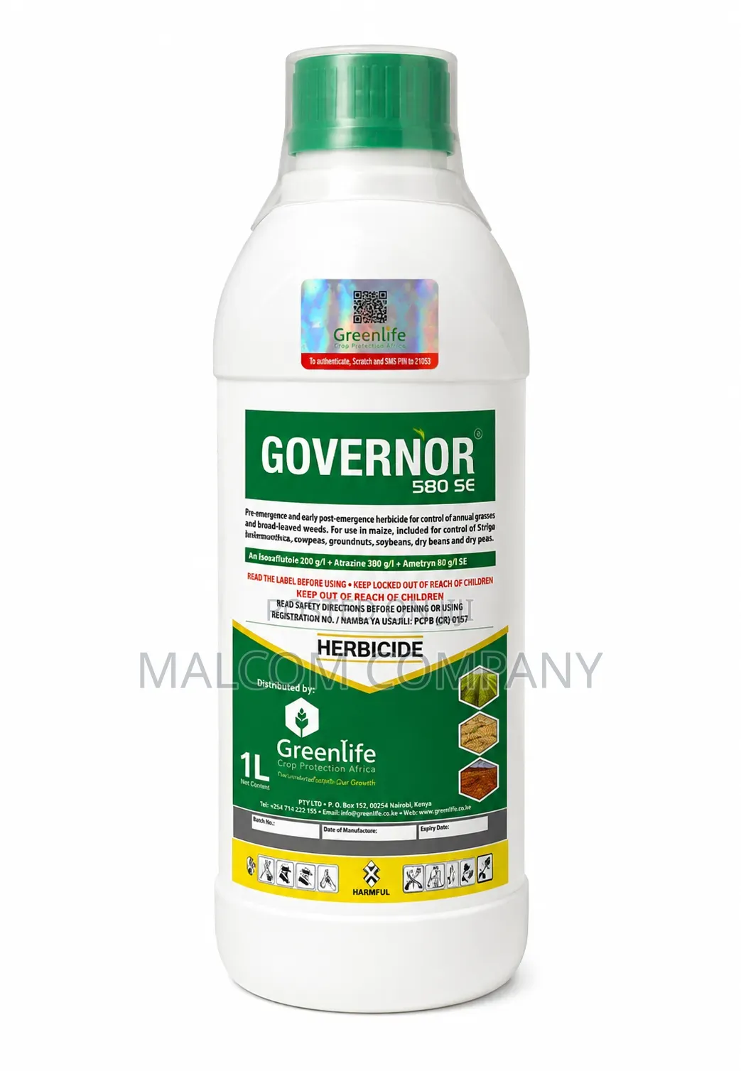 Governor 580se Herbicides 1ltr. One Year Without Weeds.