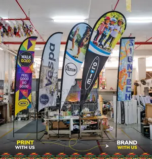 Teardrop Banners in Uganda