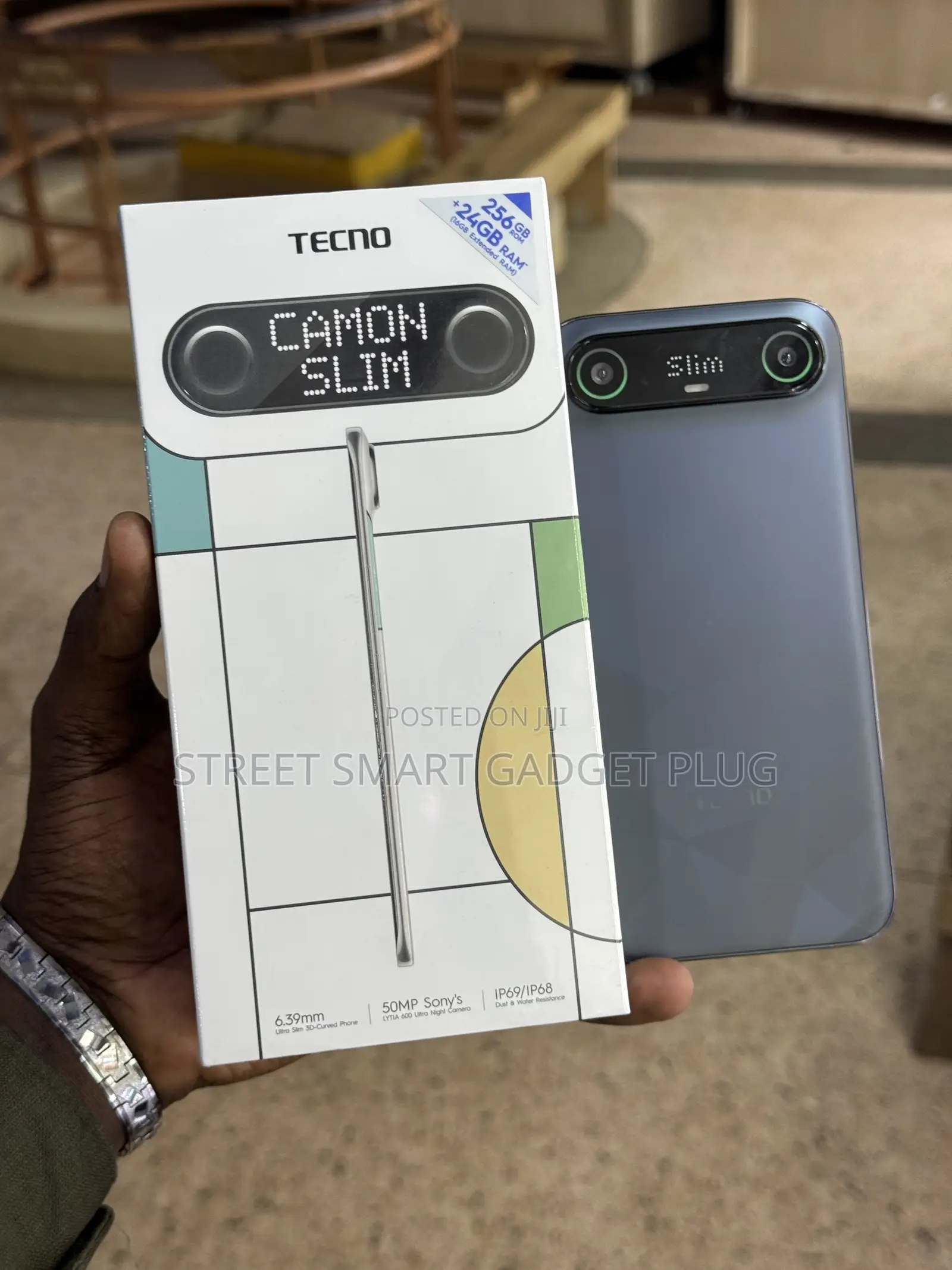 New Tecno Camon Slim 256 GB Black