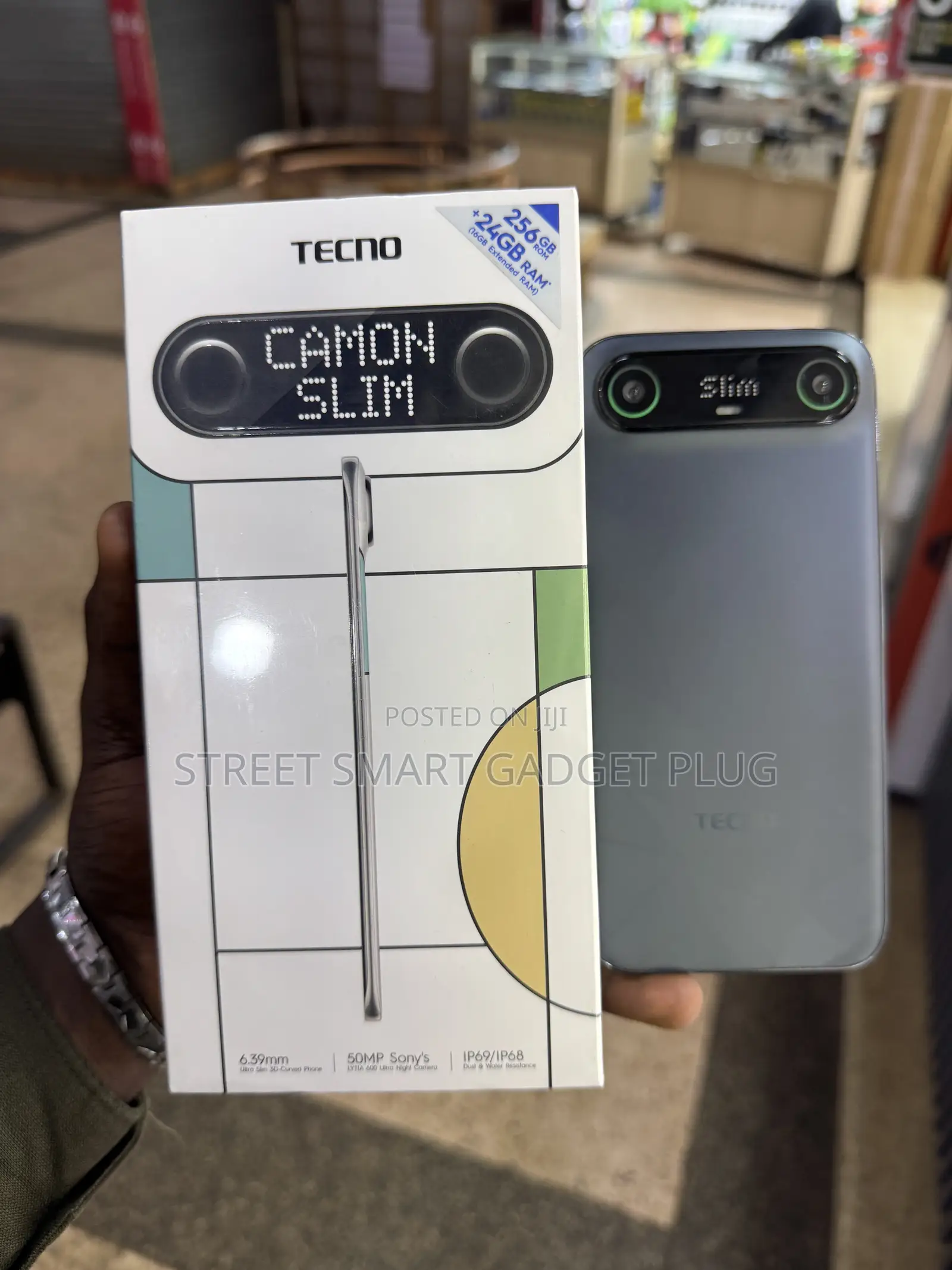 New Tecno Camon Slim 256 GB Black