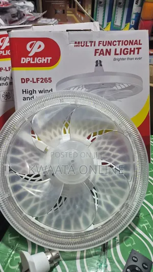 Led Fan Light With Remote Control – B22 Ceiling Bulb Fan | High Wind