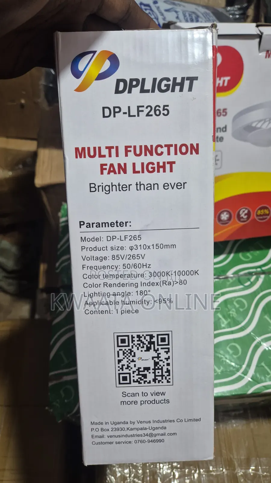 Led Fan Light With Remote Control – B22 Ceiling Bulb Fan | High Wind