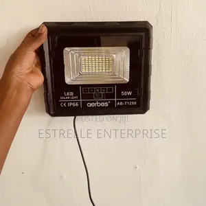 50w Solar Floodlight Outdoor Security With Panel