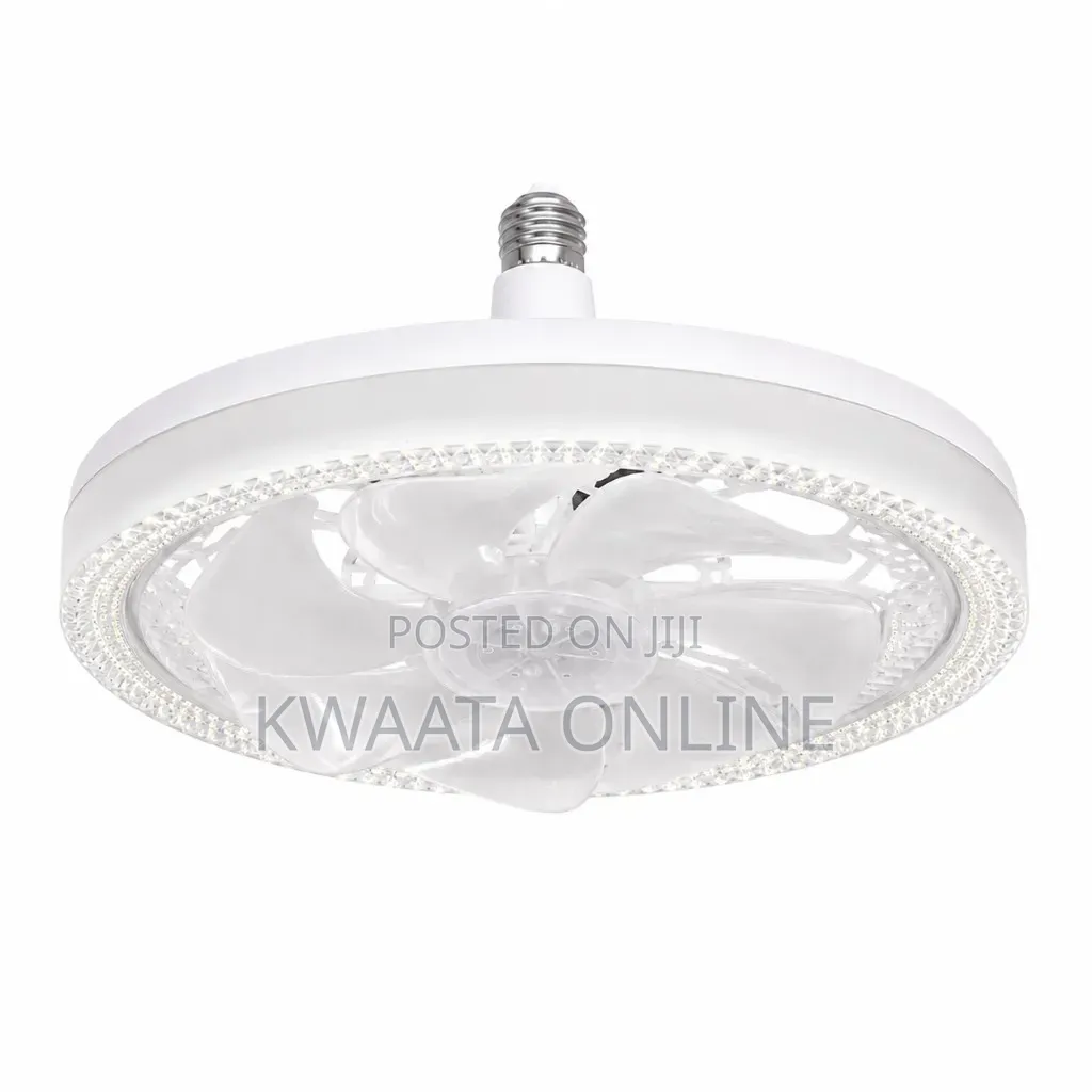 Led Fan Light With Remote Control – B22 Ceiling Bulb Fan | High Wind