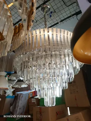 Crystal Glass Chandelier