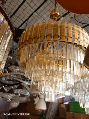 Crystal Glass Chandelier