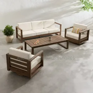 Modern Johnson Sofa Set of 5seater and Table Call