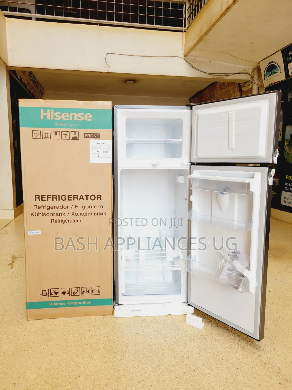 Fridge Double Door 270l Hisense