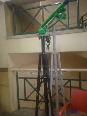 50m Radius 100m Diameter Irrigation Rain Gun Sprinkler With Stand