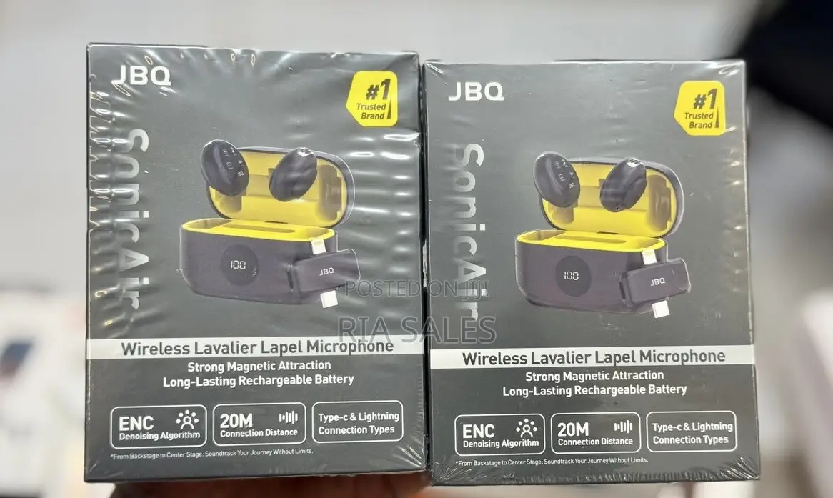 JBQ Sonic Air Wireless Lavalier Lapel Microphone