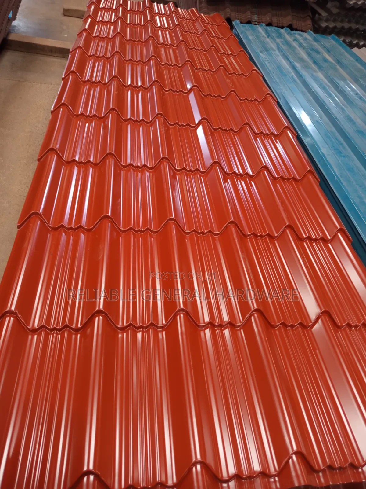 Iron Sheets G.28 Red Supertile Roofings