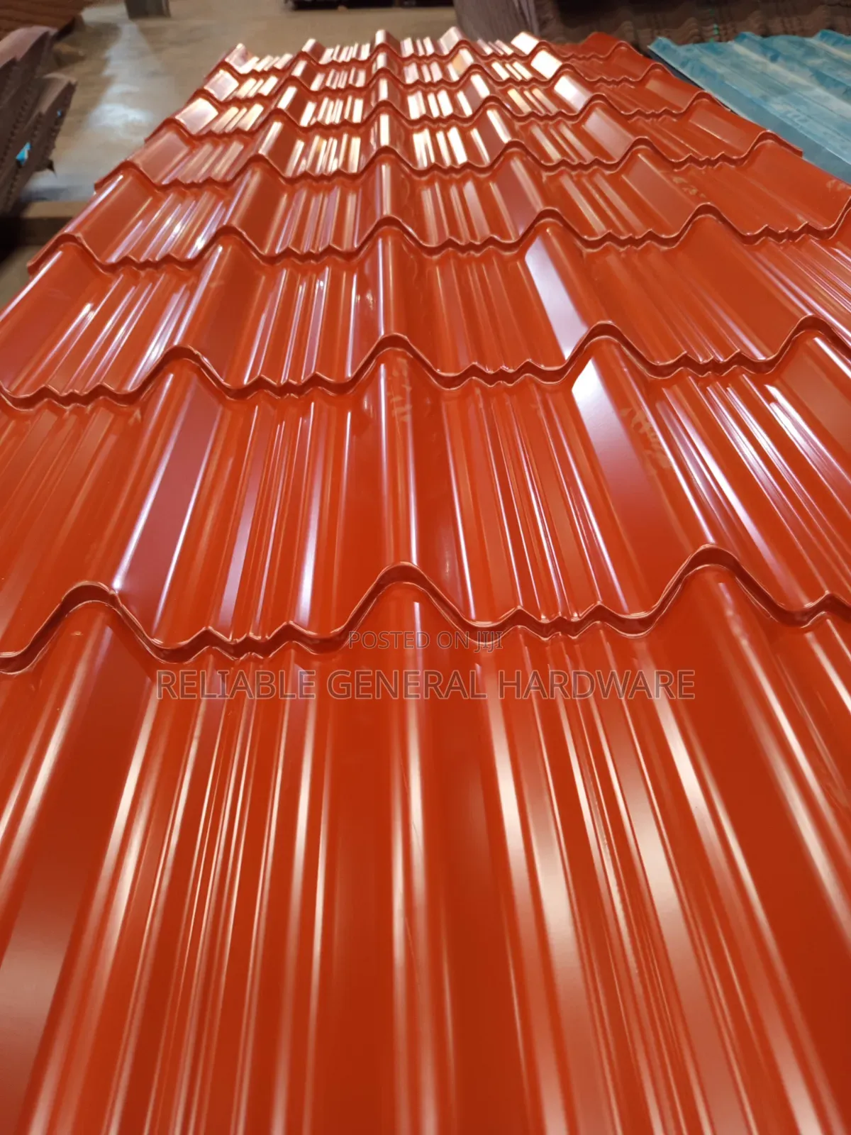 Iron Sheets G.28 Red Supertile Roofings