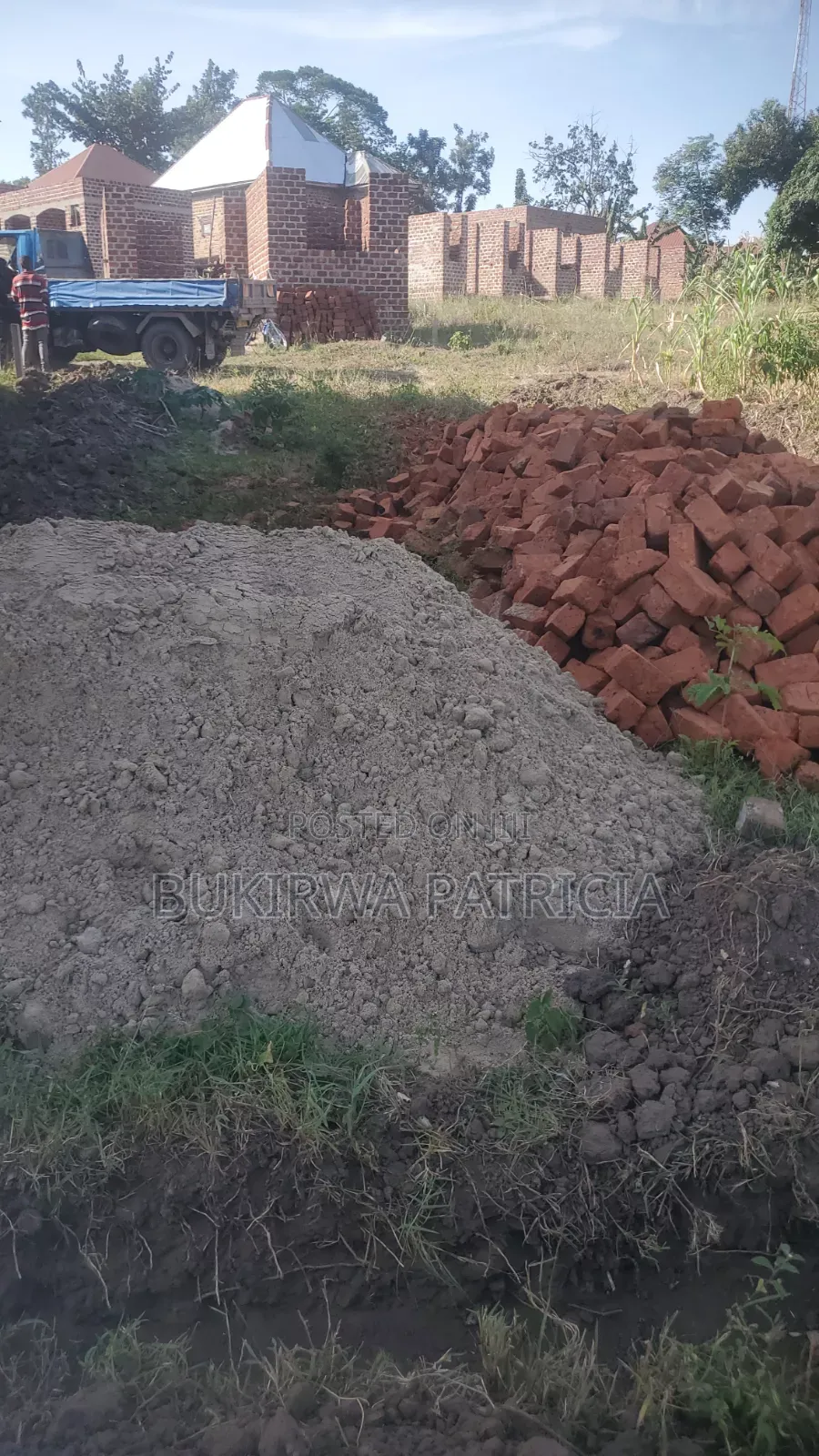 25 by 50 Plot for Sell With Sand and Bricks
