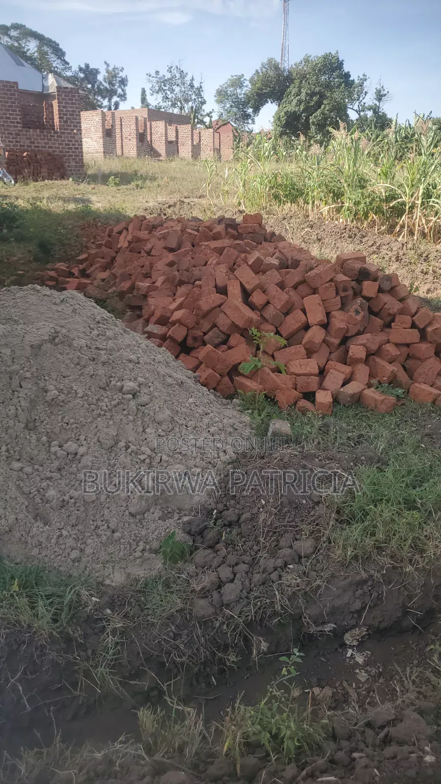 25 by 50 Plot for Sell With Sand and Bricks